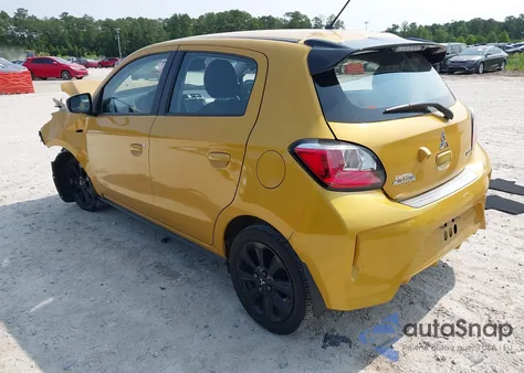 2022 Mitsubishi Mirage Black Edition from USA, damaged, VIN ML32AWHJ9NH006106